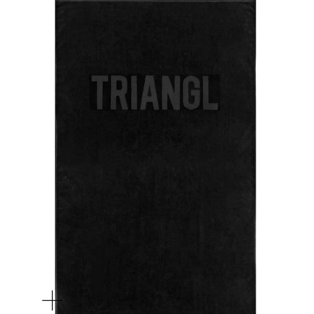 Triangl PALMA black Extra Large beach Towel